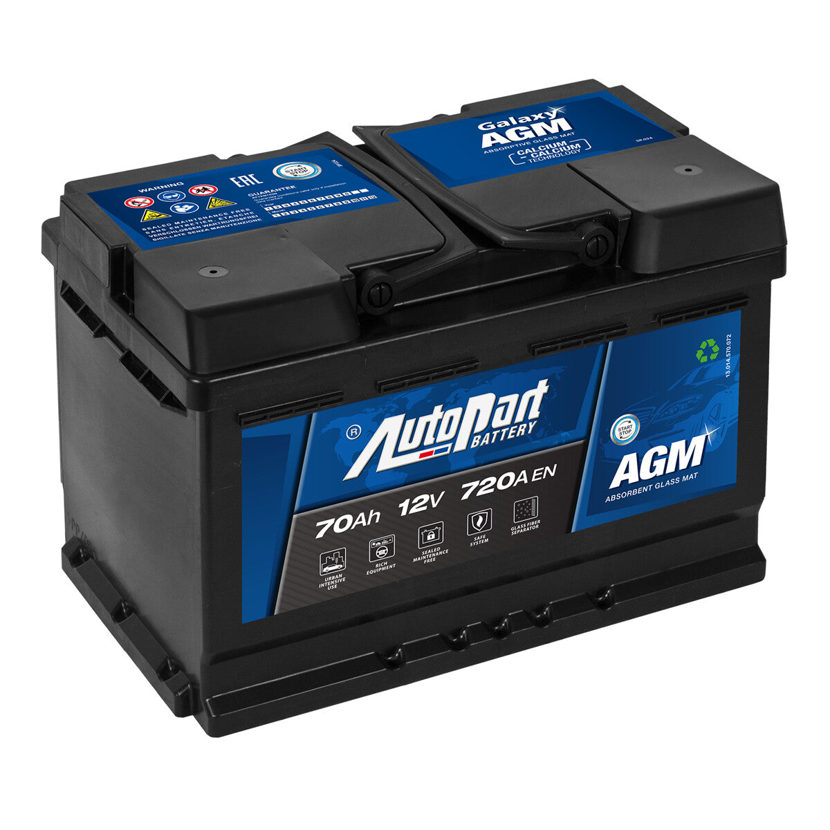 AGM 70Ah 720 A